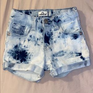 2T ACID WASH DENIM SHORTS